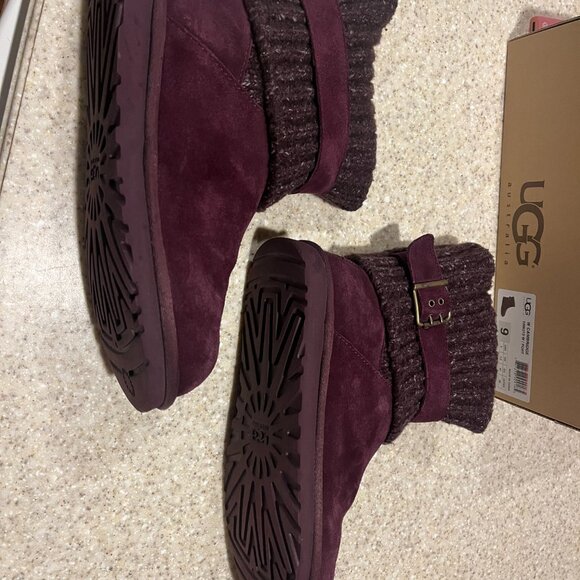 Women UGG Australia Cambridge Boot 1006013 Port Suede 100% - Picture 3 of 8